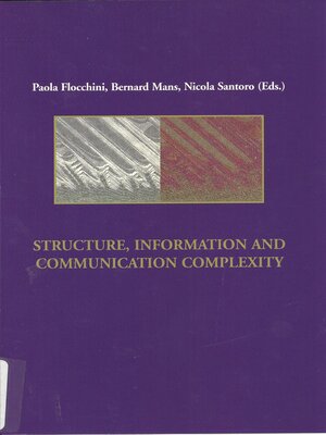 cover image of Structure, Information and Communication Complexity, IIS 1